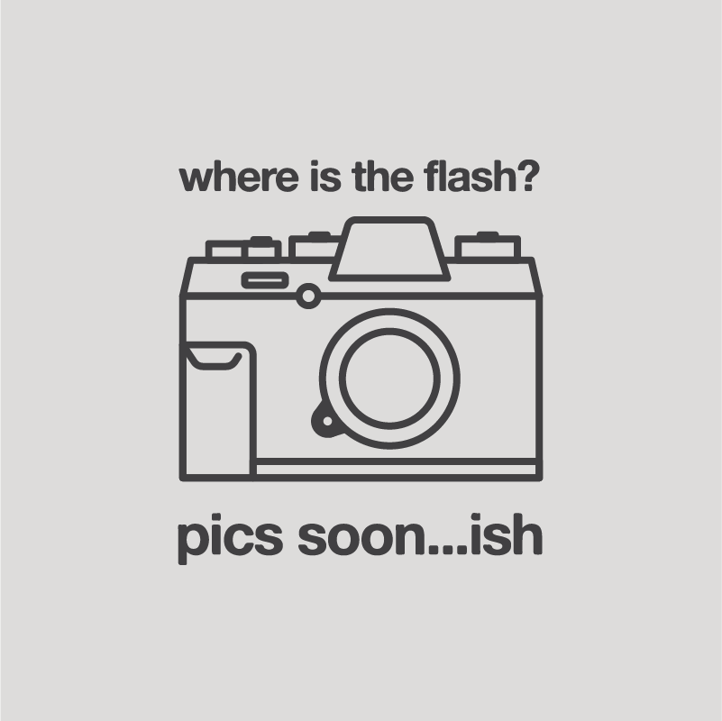 camera icon asking where is the flash. shooting at f1.2 solves this issue.