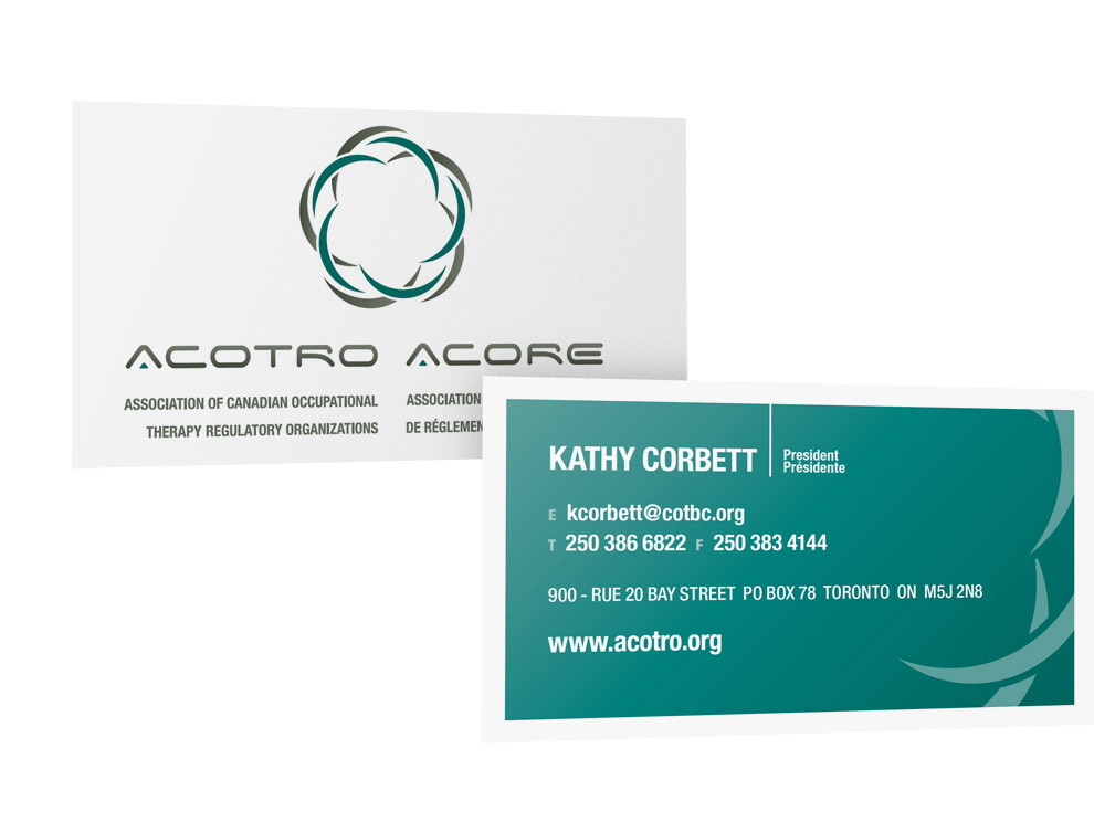 ACOTRO business cards