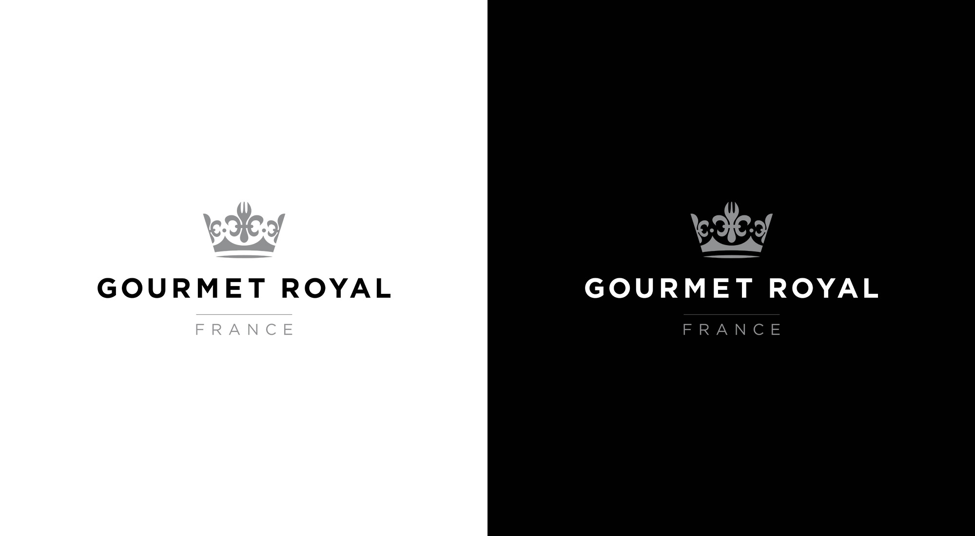Gourmet Royal Logo Color Variants