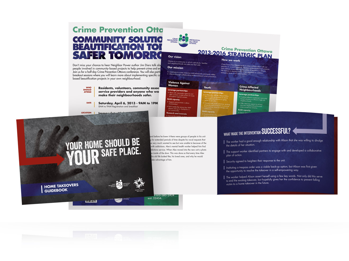 Crime Prevention Ottawa print material, Home Takeover Guidebook