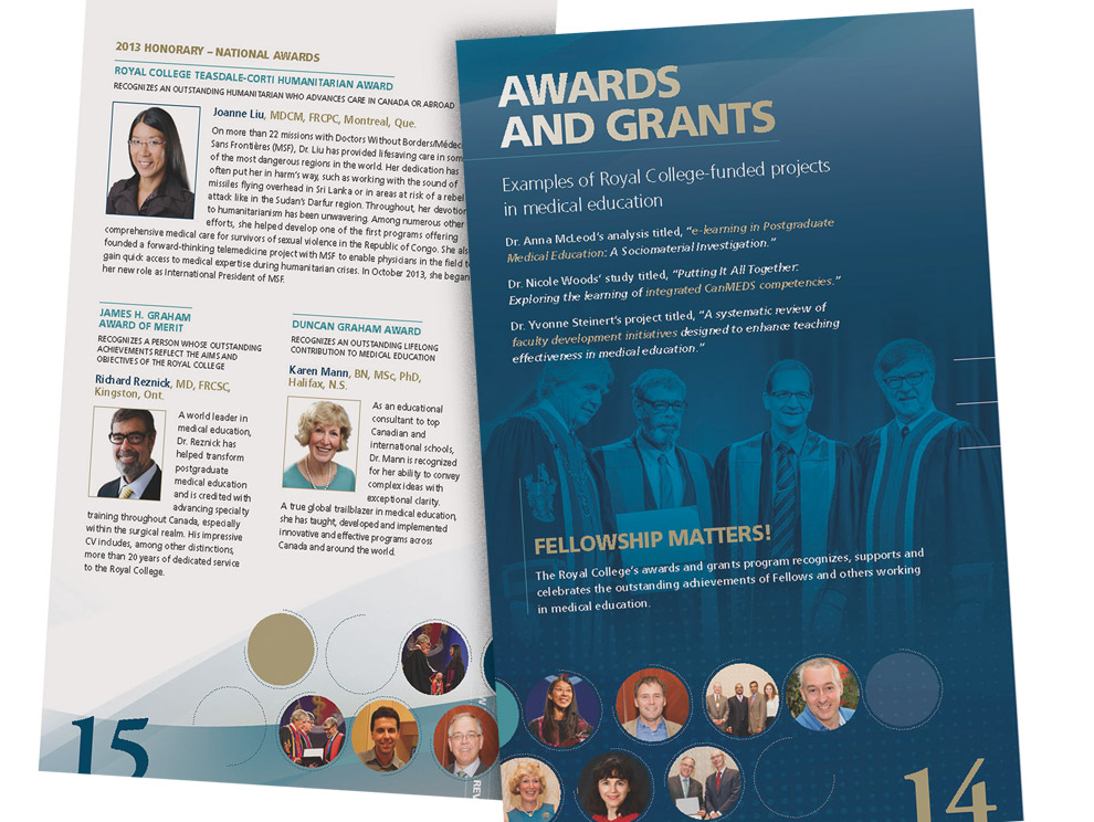 2013 Fellowship Matters brochure interior