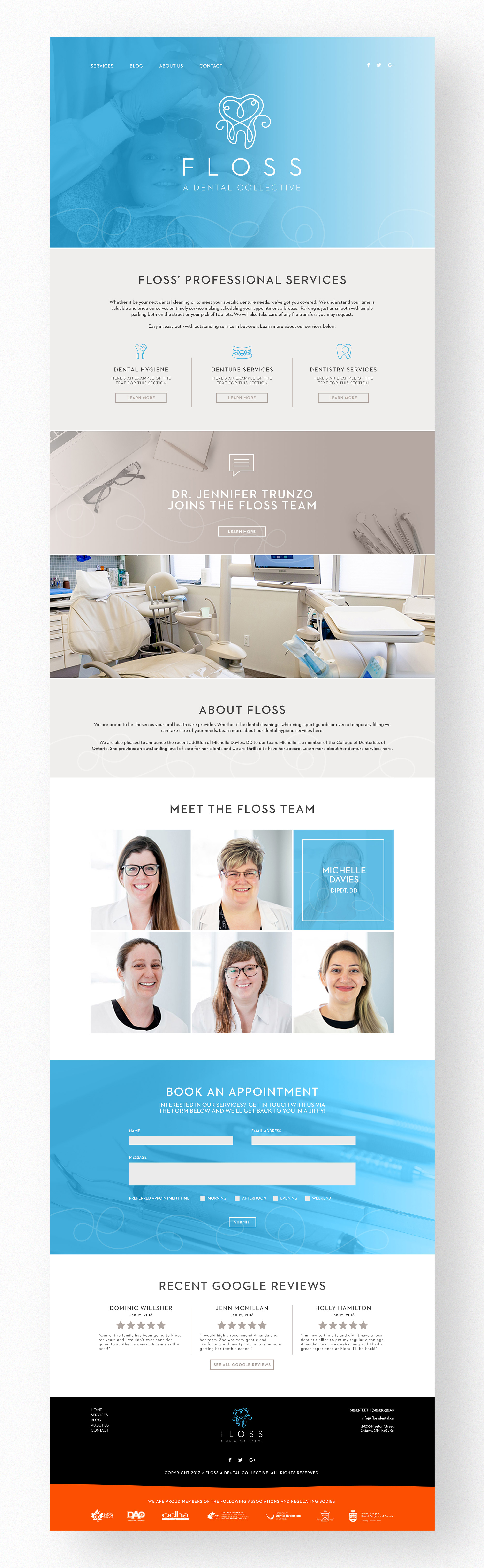 Floss Dental Collective full Website