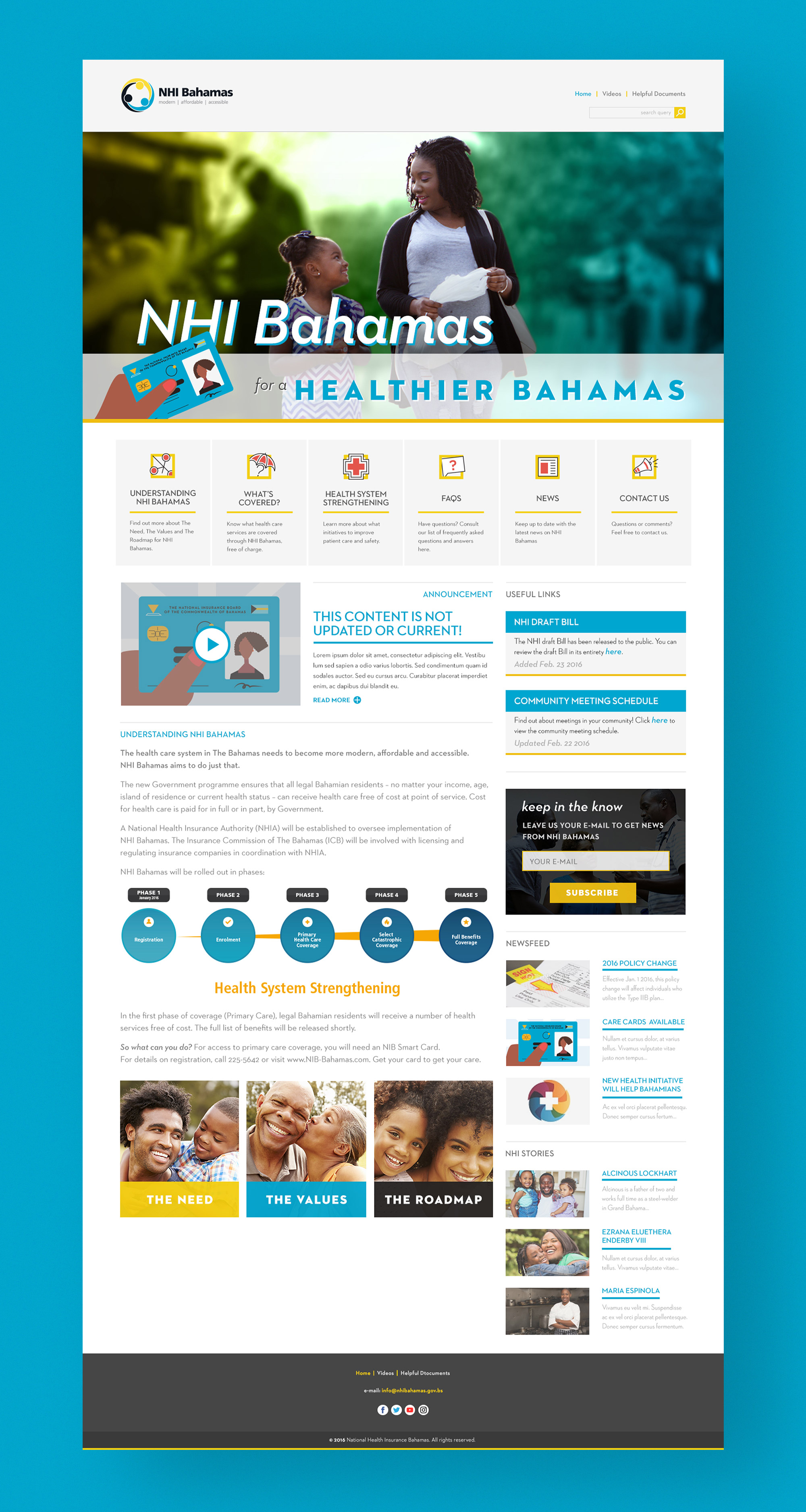 NHI Bahamas full Website