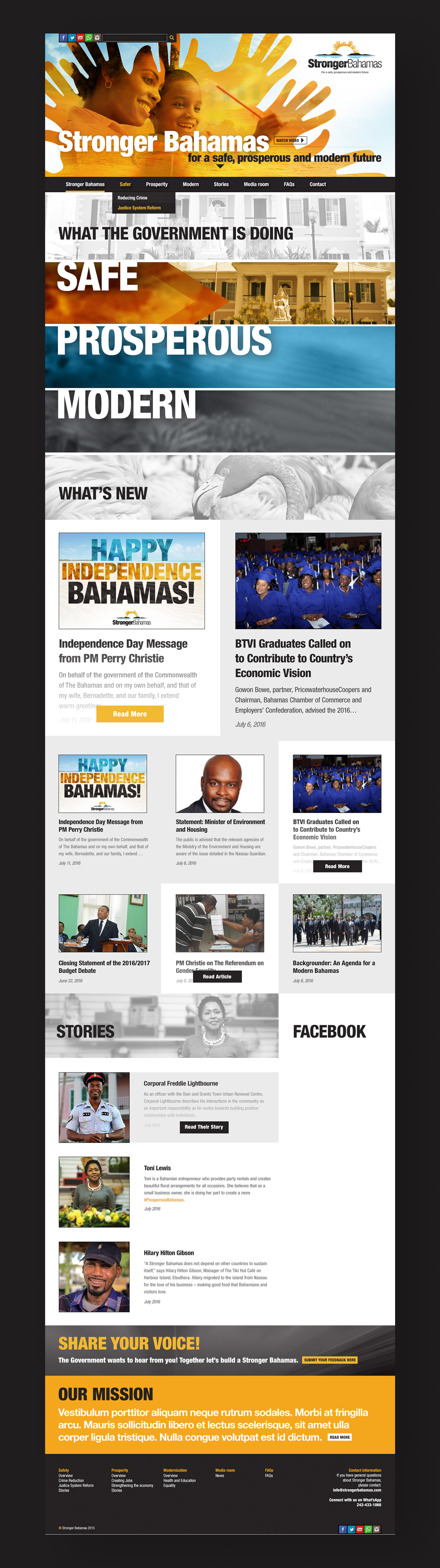 Stronger Bahamas Full Website