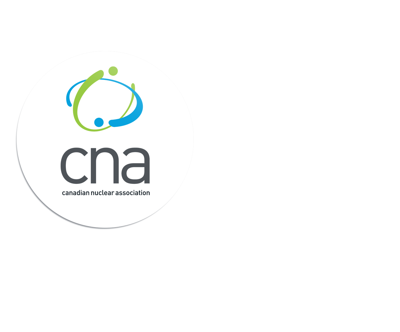 Full colour CNA logo on a circular white sticker.