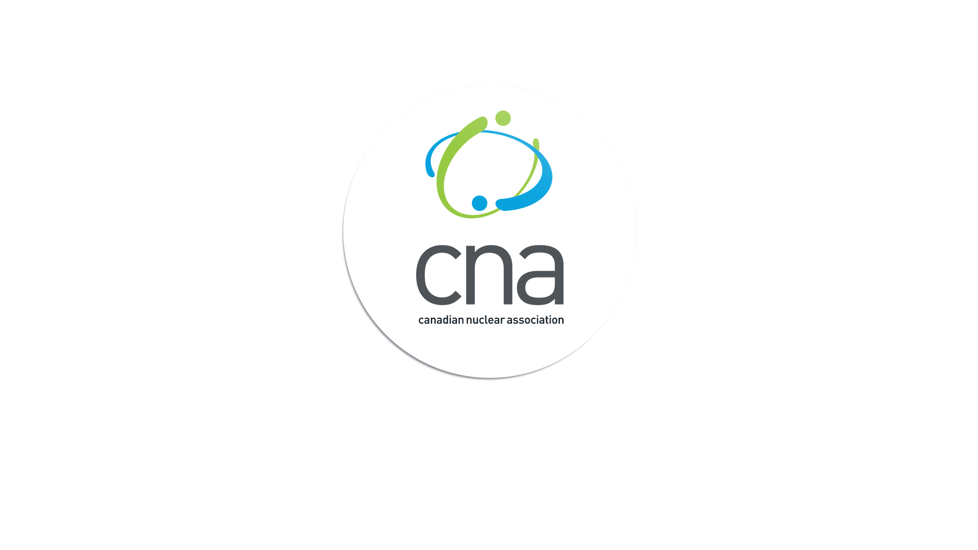 Full colour CNA logo on a circular white sticker.