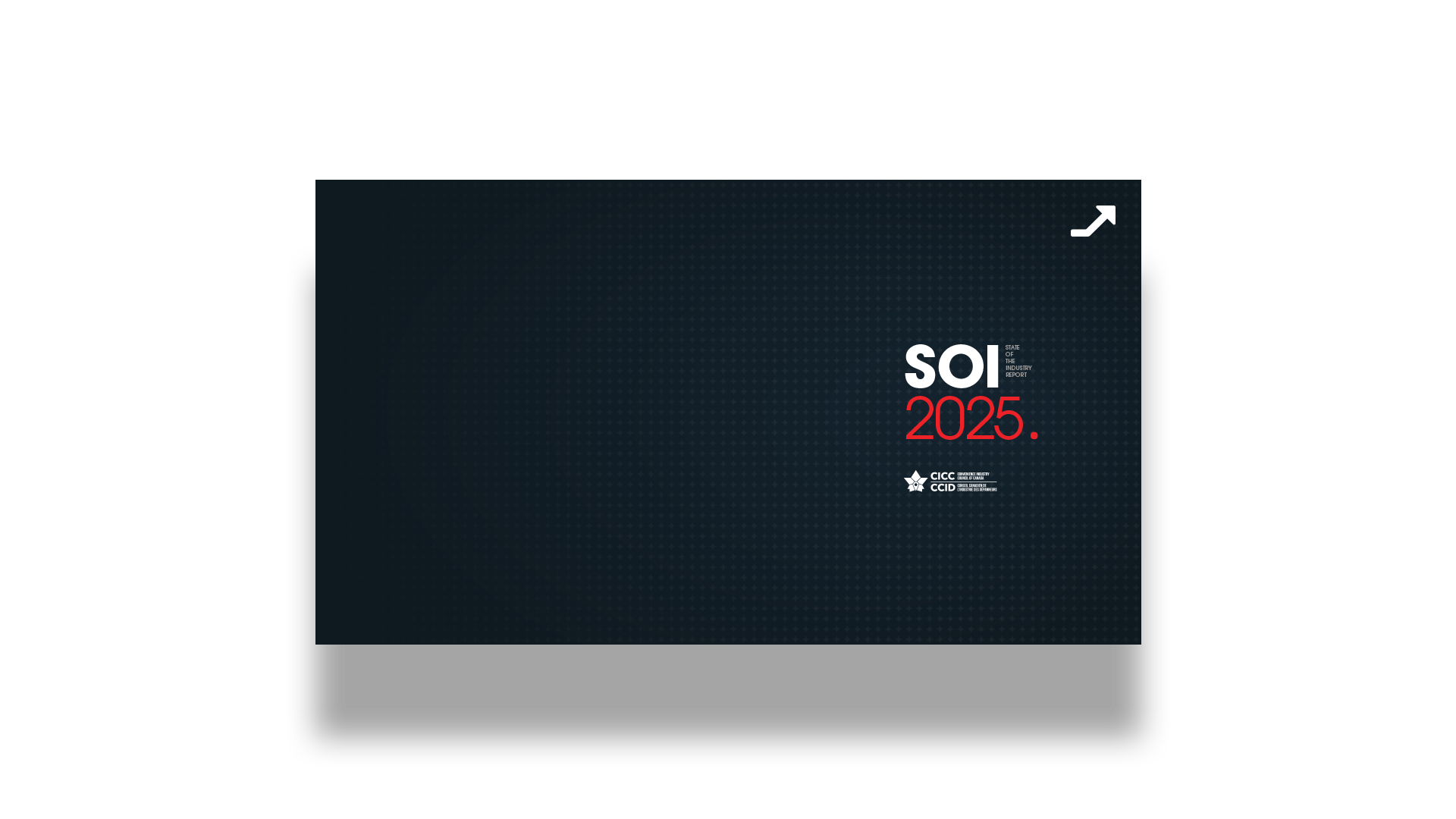 2025 SOI report cover: black background with white ‘SOI’ title, full name beside, ‘2025’ in red, and CICC logo at the bottom.